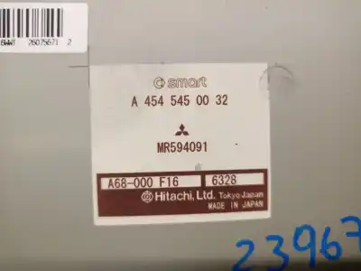 Автозапчастина б/у ебу контролер двигуна для smart forfour (454) 1.1 (454.033) посилання на oem iam a4545450032 a68000f16 hitachi 