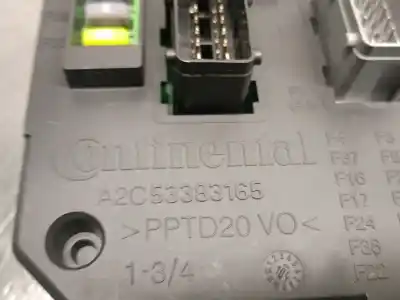 Peça sobressalente para automóvel em segunda mão caixa de fusíveis e relés por citroen c4 lim. collection referências oem iam 9665547480  