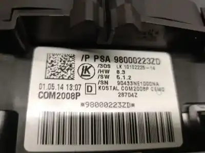 Автозапчастина б/у управління світлом для citroen c4 lim. collection посилання на oem iam 98000223zd  6243c5