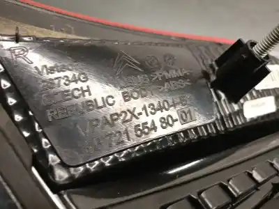 Автозапчастина б/у правий ліхтар для citroen c4 lim. collection посилання на oem iam 9672155480  7453e5