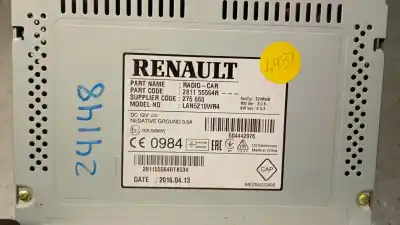 Pezzo di ricambio per auto di seconda mano impianto audio / radio cd per renault captur i (j5_, h5_) 1.5 dci 90 riferimenti oem iam 281155564r  