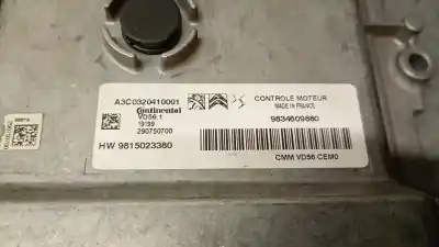 Автозапчасти б/у блок управления двигателем за citroen grand c4 spacetourer (3a_, 3e_) 1.2 puretech 130 ссылки oem iam 9834609880  