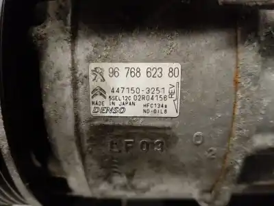 Peça sobressalente para automóvel em segunda mão compressor de ar condicionado a/a a/c por citroen c4 lim. collection referências oem iam 9676862380  9676862380