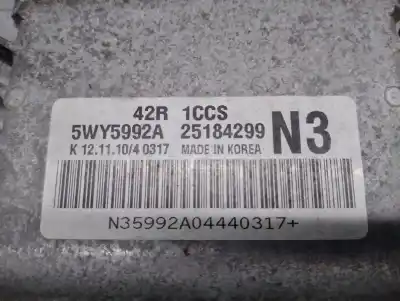 Second-hand car spare part ecu engine control for chevrolet aveo 1.2 cat oem iam references 5wy5992a  