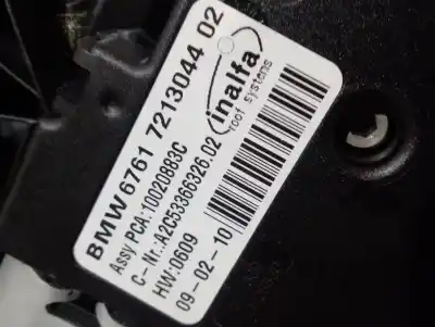 Peça sobressalente para automóvel em segunda mão tecto de abrir elétrico por bmw x1 (e84) sdrive 18 d referências oem iam 54108047724  54108047724