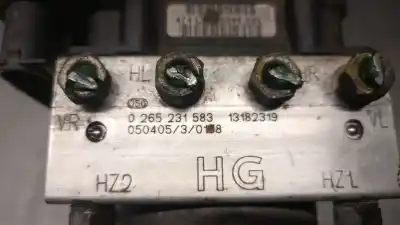 Peça sobressalente para automóvel em segunda mão abs por opel combo tour 1.3 cdti 16v referências oem iam 13182319 0265231583 bosch 1232983