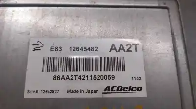 Second-hand car spare part ecu engine control for chevrolet aveo 1.2 cat oem iam references 12645482  