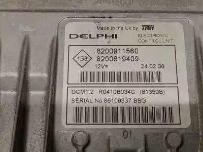 Second-hand car spare part ecu engine control for renault clio iii 1.5 dci diesel cat oem iam references 8200911560  