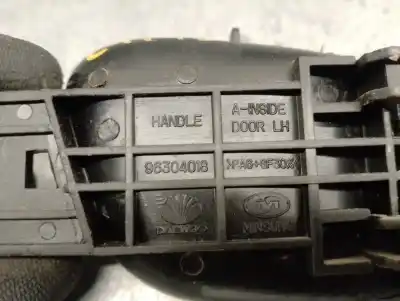 Second-hand car spare part interior left rear handle for daewoo lanos 1.5 cat oem iam references 96304018  