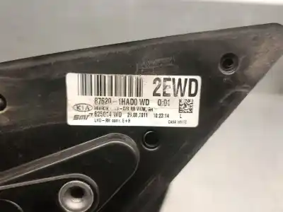 Peça sobressalente para automóvel em segunda mão espelho retrovisor direito por kia cee'd fastback (ed) 1.4 referências oem iam 876201had0 625014wd smr 876201had0