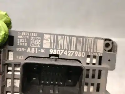 Second-hand car spare part fuse box unit for citroen c4 lim. 1.6 16v oem iam references 9807427980  