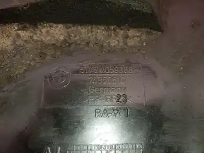 Peça sobressalente para automóvel em segunda mão cobertura / proteção do motor por bmw 3 touring (e91) 320 d referências oem iam 51757059388 74850610 51757059388