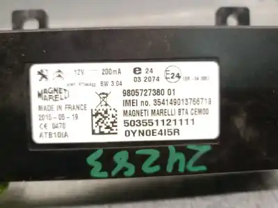 Second-hand car spare part electronic module for citroen ds5 2.0 bluehdi 150 oem iam references 9805727380  