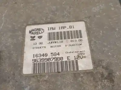 Second-hand car spare part ecu engine control for citroen saxo 1.4 sx oem iam references 9639907980 16340584 magneti marelli 