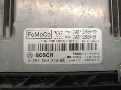 Second-hand car spare part ecu engine control for ford focus iii 1.0 ecoboost oem iam references cv6112a650amf 0261s09376 bosch 