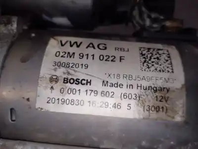 Peça sobressalente para automóvel em segunda mão motor de arranque por seat leon st (5f8) fr referências oem iam 02m911022f 0001179602 bosch 02m911022f