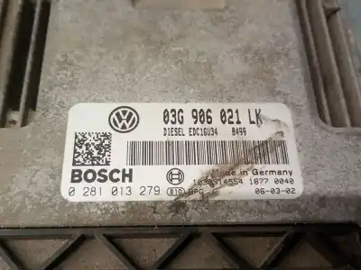 Second-hand car spare part ecu engine control for seat leon (1p1) 1.9 tdi oem iam references 03g906021lk 0281013279 bosch 