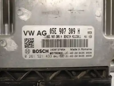 Second-hand car spare part ecu engine control for seat ateca (kh7, khp) 1.5 tsi oem iam references 05e907309h 0261s21433 bosch 