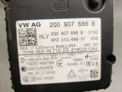 Second-hand car spare part electronic module for seat ateca (kh7, khp) 1.5 tsi oem iam references 2q0907685b  