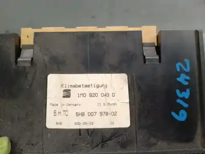 Second-hand car spare part climate control for seat leon (1m1) 1.6 16 v oem iam references 1m0820043d  1m0820043g