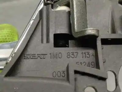 Second-hand car spare part interior left front handle for seat leon (1m1) 1.6 16 v oem iam references 1m0837113  1m0837113d