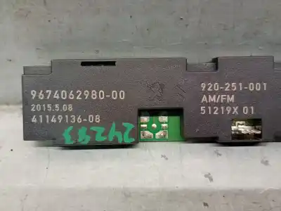 Peça sobressalente para automóvel em segunda mão antena por citroen ds5 2.0 bluehdi 150 referências oem iam 9674062980  