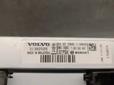Second-hand car spare part multifunction display for volvo v40 fastback (525) d3 oem iam references 31382525 7609502009 bosch 36001983