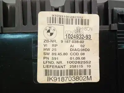 Peça sobressalente para automóvel em segunda mão quadrante por bmw serie 1 berlina (e81/e87) 2.0 16v referências oem iam 9187038  62109283793
