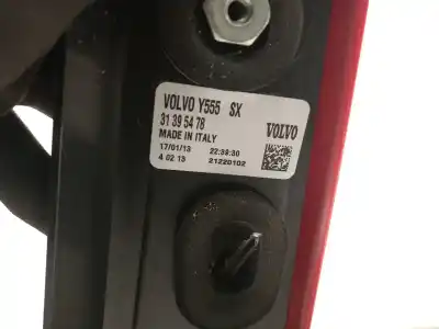 Second-hand car spare part left tailgate light for volvo v40 fastback (525) d3 oem iam references 31395478  31283339