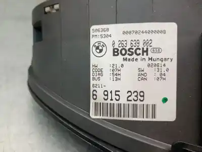 Second-hand car spare part dashboard for bmw serie 3 touring (e46) 2.0 16v diesel cat oem iam references 6915239 0263639002 bosch 62116985645