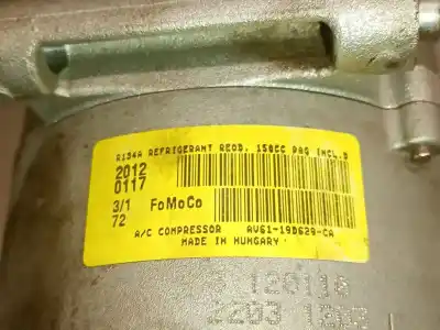 Second-hand car spare part air conditioning compressor for ford focus iii 1.6 ecoboost oem iam references av6119d629cc  1852376