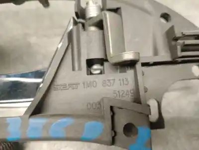 Peça sobressalente para automóvel em segunda mão puxador interior dianteiro esquerdo por seat leon (1m1) 1.9 tdi referências oem iam 1m0837113  1m0837113dz30