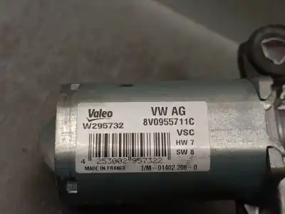 Peça sobressalente para automóvel em segunda mão motor do limpador traseiro por seat leon (kl1) 1.0 tsi referências oem iam 8v0955711c w295732 valeo 8v0955711c