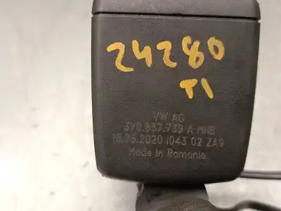 Peça sobressalente para automóvel em segunda mão chicote / encaixe cinto segurança traseiro esquerdo por seat leon (kl1) 1.0 tsi referências oem iam 3v0857739a  3v0857739a