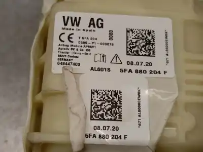 Peça sobressalente para automóvel em segunda mão airbag dianteiro direito por seat leon (kl1) 1.0 tsi referências oem iam 5fa880204f  5fa880204f