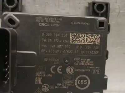 Second-hand car spare part electronic module for seat leon (kl1) 1.0 tsi oem iam references 5wa907572a 0203304150 bosch 