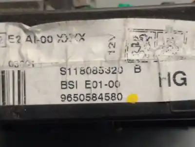 Second-hand car spare part fuse box unit for citroen berlingo 1.9 d multispace oem iam references 9650584580 s118085320 siemens 