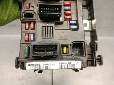 Second-hand car spare part fuse box unit for citroen berlingo 1.9 d multispace oem iam references 9650618580 t118470002j siemens 