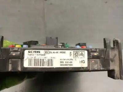 Second-hand car spare part fuse box unit for citroen berlingo 1.9 d multispace oem iam references 9653667580  9653667580