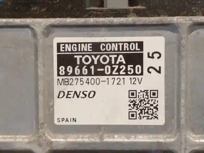 Second-hand car spare part ecu engine control for toyota auris 1.8 16v (híbrido) oem iam references 896610z250 mb2754001721 denso 