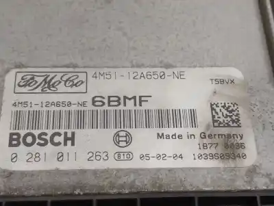 Second-hand car spare part ecu engine control for ford focus c-max (cap) 1.6 tdci cat oem iam references 4m5112a650ne 0281011263 bosch 