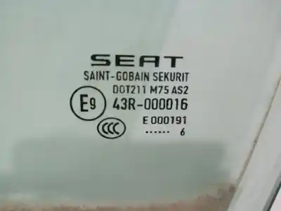 Peça sobressalente para automóvel em segunda mão vidro dianteiro esquerdo por seat leon (5f1) 1.6 tdi referências oem iam 5f4845201a  5f4845201a