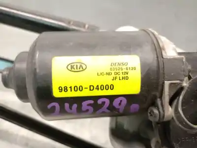 Pezzo di ricambio per auto di seconda mano tiranti e motorino del tergicristallo anteriore per kia optima (jf) 1.7 crdi riferimenti oem iam 98100d4000 035256120 denso 98100d4000