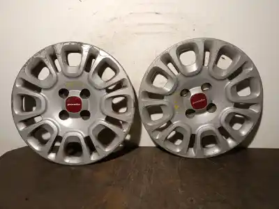 Second-hand car spare part HUB CAPS for FIAT PANDA (312_, 319_) 1.0 MILD HYBRID (312.PYD1B) OEM IAM references 735518425  