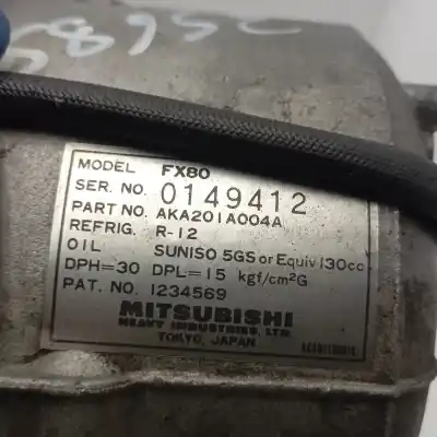 İkinci el araba yedek parçası klima kompresörü için mitsubishi galant berlina (e30) 2.0 16v cat oem iam referansları aka20ia004a  139260