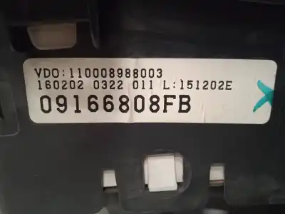 Peça sobressalente para automóvel em segunda mão quadrante por opel combo corsa c referências oem iam 09166808f13  110008988003