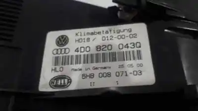 Peça sobressalente para automóvel em segunda mão comando de sofagem (chauffage / ar condicionado) por audi a8 (d2) 3.3 tdi quattro referências oem iam 4d0820043q  