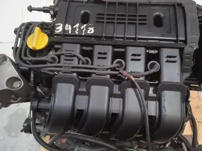 Second-hand car spare part complete engine for renault clio ii fase ii (b/cb0) authentique oem iam references d4f712  