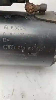Peça sobressalente para automóvel em segunda mão motor de arranque por audi a8 (d2) 2.8 v6 cat (aah) 174 cv / 128 kw referências oem iam 078911023  