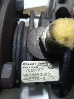Pezzo di ricambio per auto di seconda mano turbocompressore per peugeot 405 berlina 1.9 diesel riferimenti oem iam 9611632580  